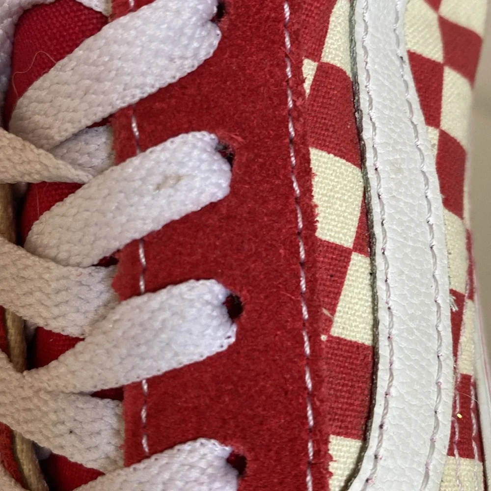 Youth Vans Old Skool Checkerboard sneakers size 3.5 - Picture 15 of 16